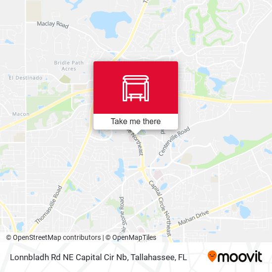 Lonnbladh Rd NE Capital Cir Nb map