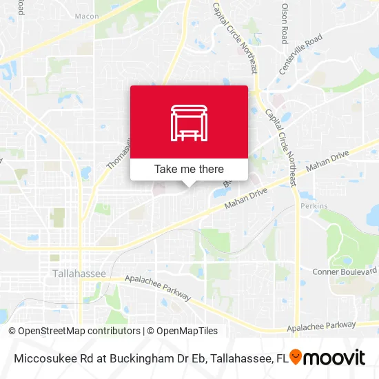 Mapa de Miccosukee Rd at Buckingham Dr Eb