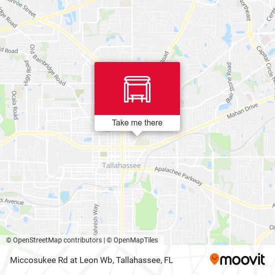 Mapa de Miccosukee Rd at Leon Wb
