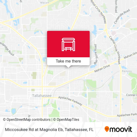 Mapa de Miccosukee Rd at Magnolia Eb