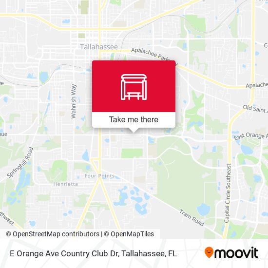 Mapa de E Orange Ave Country Club Dr