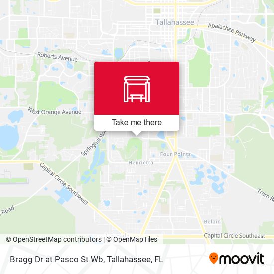 Mapa de Bragg Dr at Pasco St Wb
