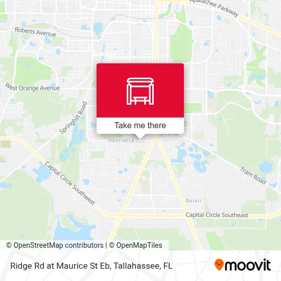 Ridge Rd at Maurice St Eb map