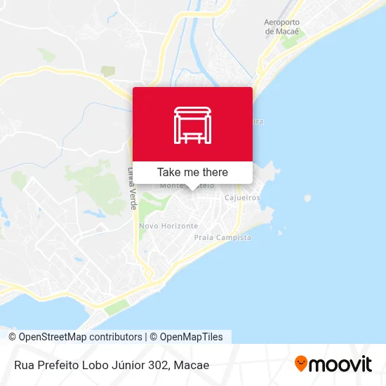 Rua Prefeito Lobo Júnior 302 map