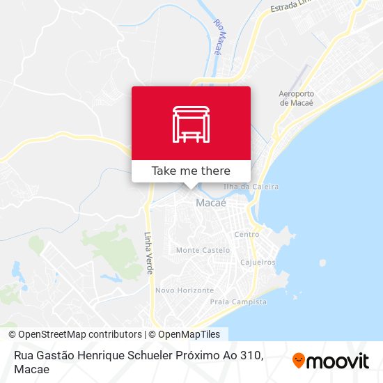 Mapa Rua Gastão Henrique Schueler Próximo Ao 310