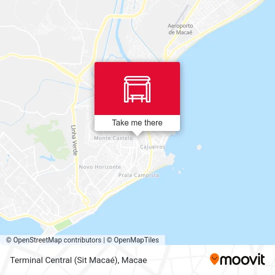 Terminal Central (Sit Macaé) map