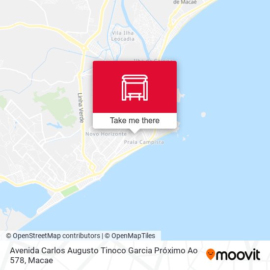 Mapa Avenida Carlos Augusto Tinoco Garcia Próximo Ao 578