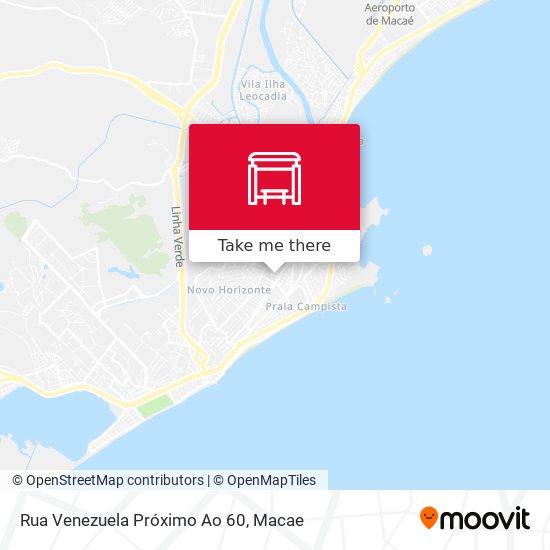 Mapa Rua Venezuela Próximo Ao 60