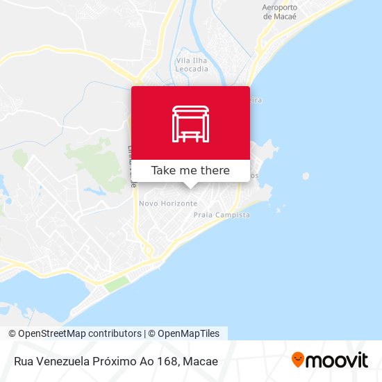 Mapa Rua Venezuela Próximo Ao 168