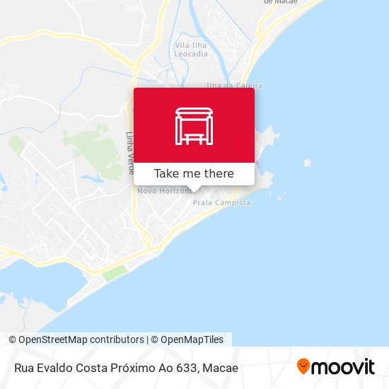 Rua Evaldo Costa Próximo Ao 633 map