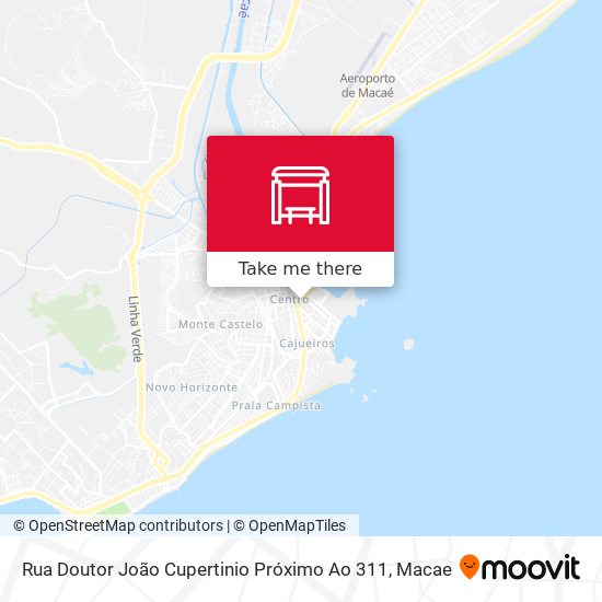 Rua Doutor João Cupertinio Próximo Ao 311 map