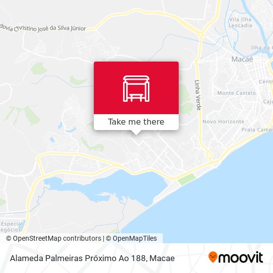 Alameda Palmeiras Próximo Ao 188 map
