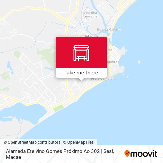 Mapa Alameda Etelvino Gomes Próximo Ao 302 | Sesi