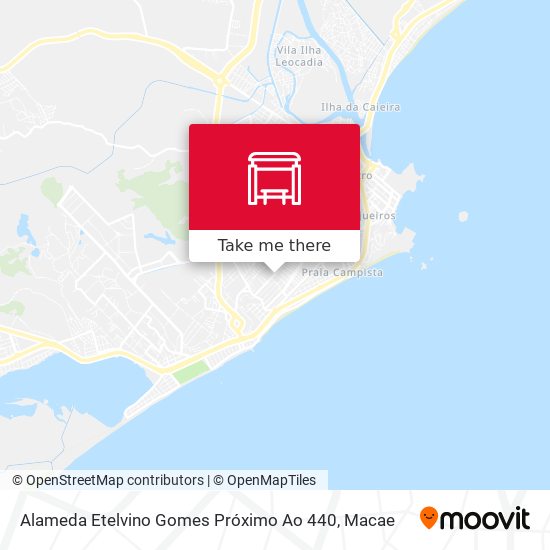 Mapa Alameda Etelvino Gomes Próximo Ao 440