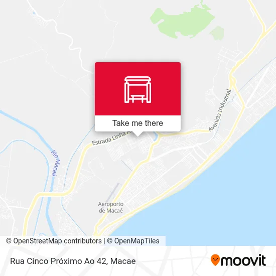 Rua Cinco Próximo Ao 42 map
