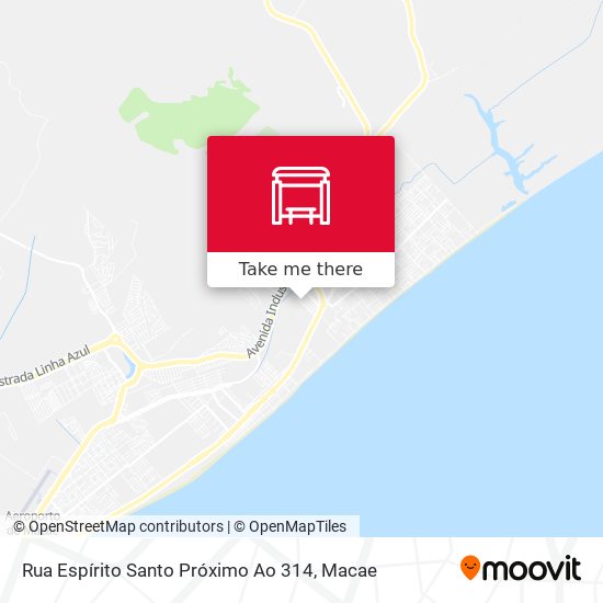 Rua Espírito Santo Próximo Ao 314 map