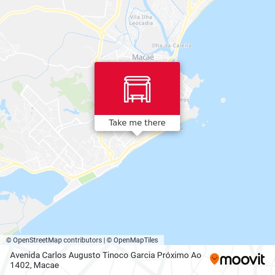 Mapa Avenida Carlos Augusto Tinoco Garcia Próximo Ao 1402