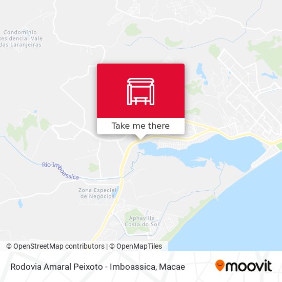 Rodovia Amaral Peixoto - Imboassica map