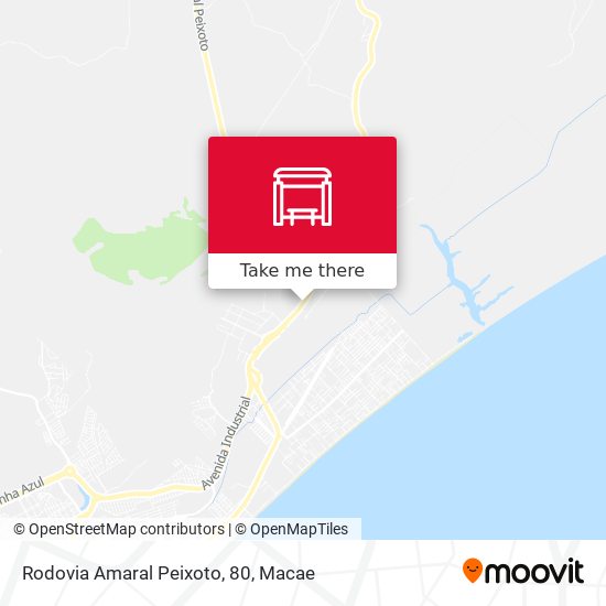 Rodovia Amaral Peixoto, 80 map