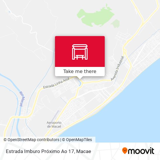 Estrada Imburo Próximo Ao 17 map