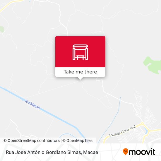Rua Jose Antônio Gordiano Simas map