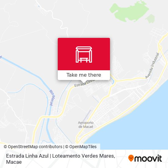 Estrada Linha Azul | Loteamento Verdes Mares map