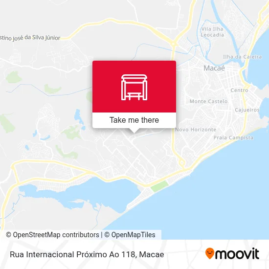Rua Internacional Próximo Ao 118 map