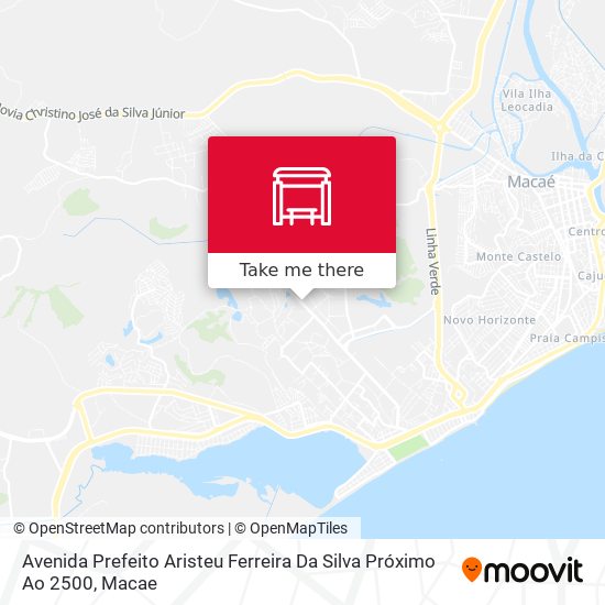Avenida Prefeito Aristeu Ferreira Da Silva Próximo Ao 2500 map