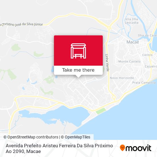 Avenida Prefeito Aristeu Ferreira Da Silva Próximo Ao 2090 map