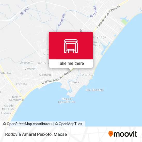 Rodovia Amaral Peixoto map