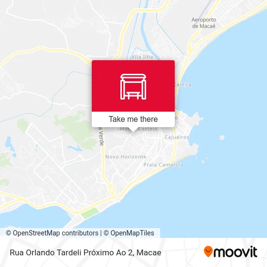 Rua Orlando Tardeli Próximo Ao 2 map