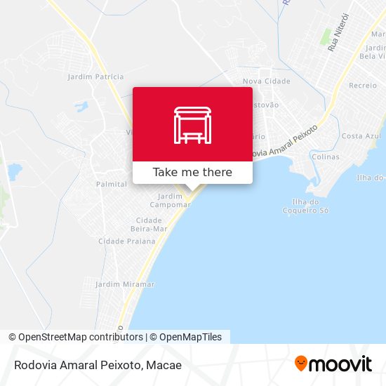 Rodovia Amaral Peixoto map