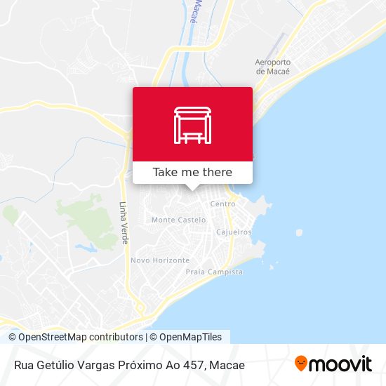 Rua Getúlio Vargas Próximo Ao 457 map