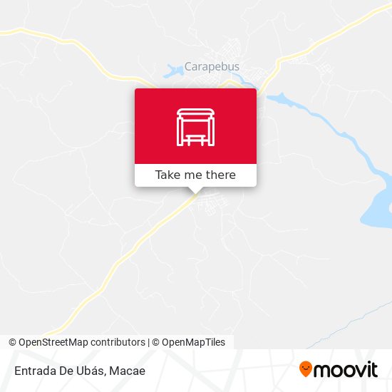 Entrada De Ubás map