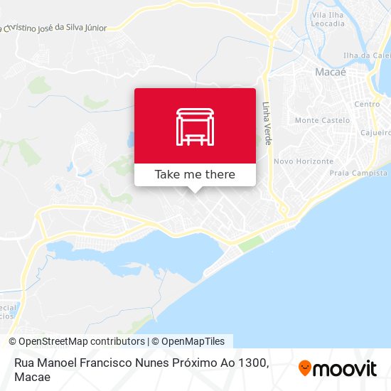 Mapa Rua Manoel Francisco Nunes Próximo Ao 1300