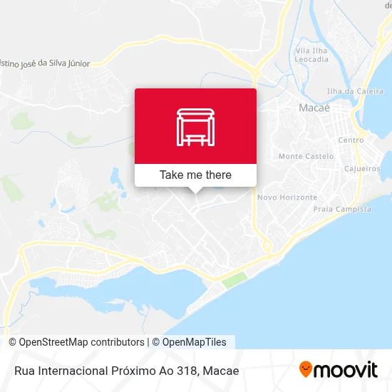 Rua Internacional Próximo Ao 318 map