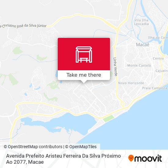 Avenida Prefeito Aristeu Ferreira Da Silva Próximo Ao 2077 map