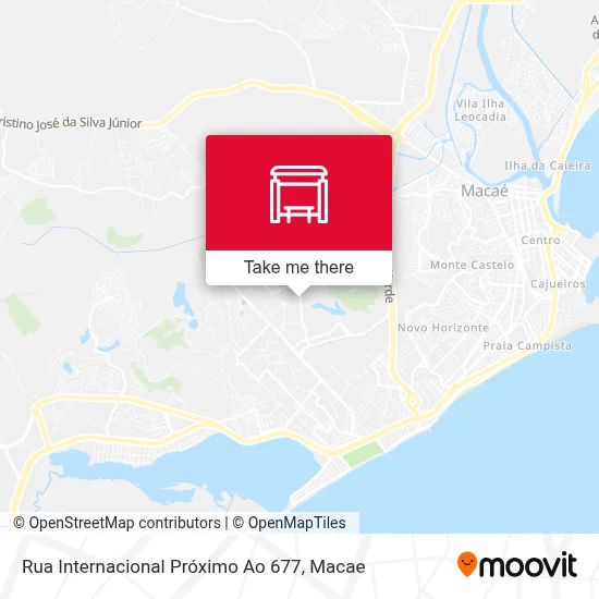 Rua Internacional Próximo Ao 677 map