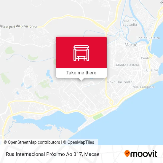 Rua Internacional Próximo Ao 317 map