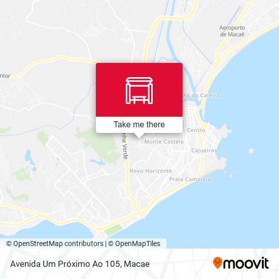 Avenida Um Próximo Ao 105 map