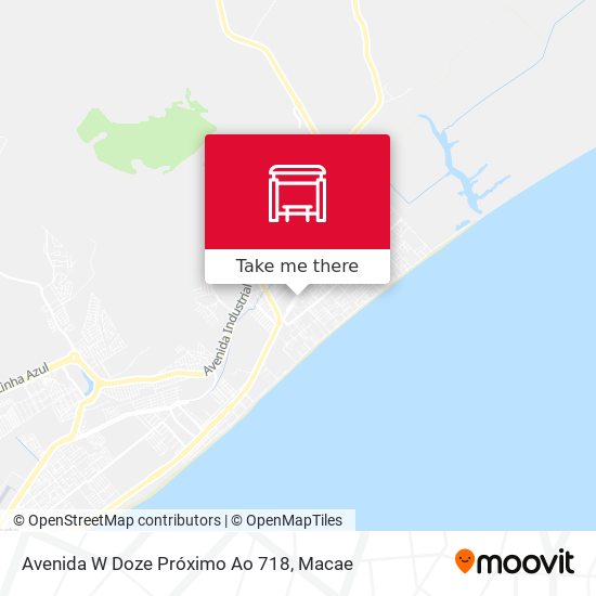 Avenida W Doze Próximo Ao 718 map