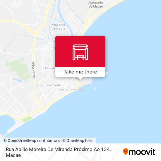 Mapa Rua Abílio Moreira De Miranda Próximo Ao 134