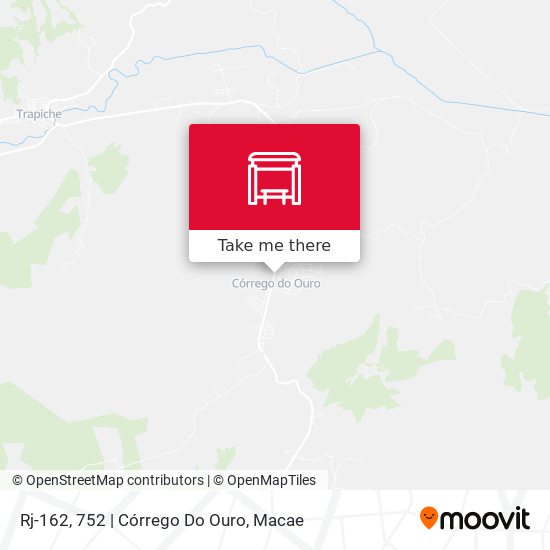 Rj-162, 752 | Córrego Do Ouro map