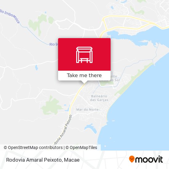 Rodovia Amaral Peixoto map