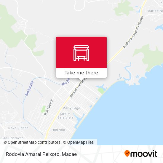 Rodovia Amaral Peixoto map