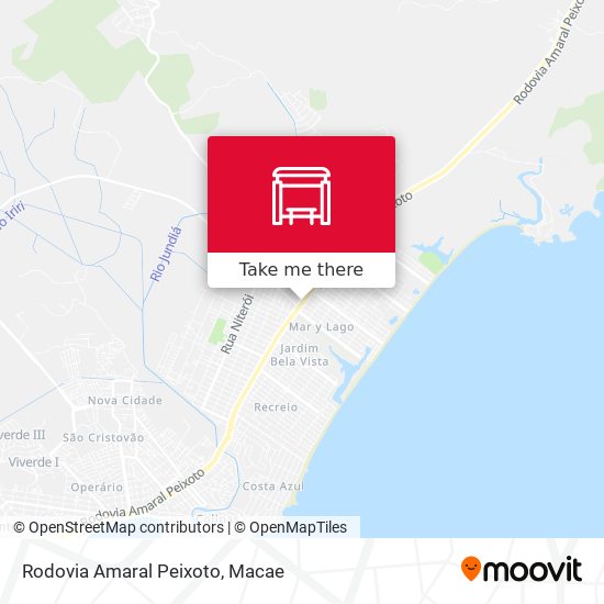 Rodovia Amaral Peixoto map