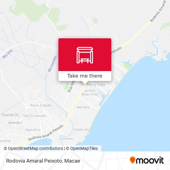 Rodovia Amaral Peixoto map