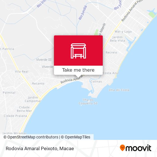 Rodovia Amaral Peixoto map