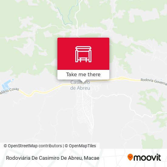 Rodoviária De Casimiro De Abreu map