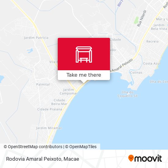 Rodovia Amaral Peixoto map